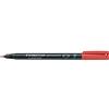 Staedtler 733511 Penna universale permanent F Lumocolor, 1 pezzo, Rosso
