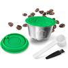 HAILASRE Dolce Gusto - Cialde riutilizzabili in acciaio inox, ricaricabili, compatibili con filtri per capsule riutilizzabili Dolce Gusto