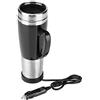 lyrlody Bollitore elettrico viaggio, 450 ml, in acciaio inox, per auto elettrica, per auto, bollitore viaggio portatile (12 V)