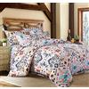 Loussiesd Set copripiumino in stile bohemien per letto king size esotico leggero azteco reversibile, copripiumino in microfibra di lusso con 2 federe per cuscino, 3 pezzi camera da letto Boho