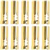 SEAFRONT 10Pcs Portalampada a Candela E14 in Metallo con Base Tubolare per Lampade Decorative 25x80mm - Accessori per Illuminazione Interni ed Esterni