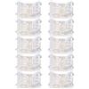 Marhynchus Connettore Rapido per Striscia LED COB 4 Pin 10mm - Adattatore Trasparente Senza Saldatura per Casa, 10 pezzi