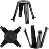 My Plast 10 pezzi distanziatori a 4 gambe per lampade a LED e alogene, faretti da incasso da incasso
