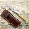 COLTELLO 17 CM SARDEGNA SARDO Pattada damasco MANICO in corno di montone grezzo