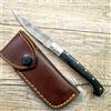 COLTELLO 17 CM SARDEGNA SARDO Pattada damasco MANICO in corno di montone grezzo