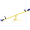Essenza Dondolo per bambini da esterno essenza pinco panco con due sedute giallo e blu in metallo e plastica 200x67x70 cm
