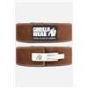 Gorilla Wear 4 Inch Leather Lever Belt - S/M