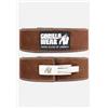 Gorilla Wear 4 Inch Leather Lever Belt - L/XL