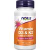 Now Foods Vitamin D-3 & K-2 120 caps -