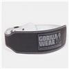 Gorilla Wear 4 Inch Padded Leather Lifting Belt - S/M
