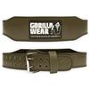 Gorilla Wear 4 Inch Padded Leather Lifting Belt - S/M