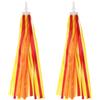 PATIKIL Streamer per Bici Colorati Nappe per Manubrio Scooter Rosso Arancio | Impugnature, Nastri, Accessori, Decorazioni per Ragazze, Manici per Tricicli