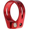 KIMISS 36.4 Morsetto Reggisella BMX Morsetto Reggisella Lega di Alluminio 34.9Mm Lega di Alluminio Morsetto Reggisella per Bicicletta Reggisella per Mountain Bike Sory (Titanio) (34,9 mm Rosso)
