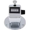 VGEBY Contatore Contacolpi Portatile Hand Tally Mini Manual Contatore Contapersone numero di 4 cifre Contatore tally portatile Contatore di giochi sportivi Contatore accessorio