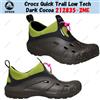 Crocs Quick Trail Low Tech Dark Cocoa 212835-2ME taglia unisex