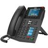 Fanvil X5U V2, telefono IP, nero, ricevitore con cavo, da tavolo/da parete, in banda, fuori banda, informazioni SIP, 16 linee