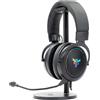 itek H500 Auricolare Gaming Cablato Nero con Surround 7.1 e Retroilluminazione RGB