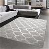 CARPETIA Tappeto marocchino per Corridoio e Soggiorno | facile da pulire | grigio Dimensione 140x200 cm
