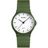SKMEI Orologio da polso da donna, al quarzo, impermeabile, in resina, alla moda, casual, per ragazze, Verde, Orologio al quarzo