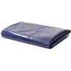 vidaXL Telone 650 g/m² 4x8m Blu Occhielli Telo Protezione Copertura Protettiva