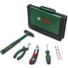 Bosch Set Easy Starter utensili manuali da 14 pz. (kit Starter di utensili per semplici lavori domestici e di fai-da-te; pinze combinate, cacciavite, coltellino multiuso, martello; 10 bit)