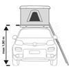 Tende da tetto Autohome Scala Standard per Tende da Tetto 113/M-ALL AUTOHOME