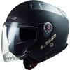 LS2, Casco Moto Jet INFINITY II SOLID Matt Black, L