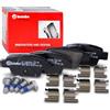 Brembo P 23 080 - Pastiglia Freno - Posteriore , set di 4 | Compatibile con: ALFA ROMEO MITO, FIAT BRAVO II, BRAVO Van, LINEA, MULTIPLA, MULTIPLA VAN, STILO, STILO Multi Wagon