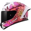 LS2, Casco Moto Integrale RAPID III POPPIES II White Pink, M