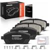 Frankberg Set di pastiglie dei freni incl. 4x Pastiglie dei Freni Anteriore Compatibile con Fiesta VI CB1 CCN Swift IV FZ NZ 2 DE DH Justy IV S.i.r.i.o.n M3 Replace# 04465B1320000