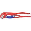 KNIPEX Giratubi con ganasce ad S con regolazione rapida rossa, verniciata a polvere 330 mm, 83 60 010