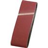 kwb 3x Nastro di levigatura in tessuto, 75 x 510 mm, K-60, Noble Corindum, per legno e metallo, carta vetrata per smerigliatrice a nastro / macinazione