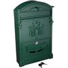 Blinky 27290-30 Residencia Cassetta per Lettere, 26x9x4Single, Verde