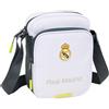 safta REAL MADRID 25/26 KIT - Borsa a tracolla con tasca esterna, cartella, borsa a tracolla, comoda e versatile, qualità e resistenza, 16x6x22 cm