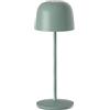 Lumisky Lampada da tavolo touch wireless in alluminio verde oliva LED SOPHIA OLIVE bianco dimmerabile H28cm