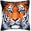 VERVACO Kit Cuscino Punto Croce Tigre Set Ricamo Principianti Cuscini Gobelin Decorativi ca. 40 x 40 cm Accessori per Lavoretti Creativi DIY Casa Decor Hobby Adulti Cross Stitch