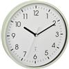 TFA Dostmann Orologio analogico da parete, 60.3550.04, radiocontrollato, murale, analogico, per ufficio, casa, regalo, 245 x 42 x 245 mm, colore menta