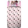 hermet Barbie, Lenzuolo Singolo, Set Completo Letto, Rosa, Bimba, Lenzuola Cameretta, Lenzuolo Sopra, Lenzuolo Con Angoli, Federa 50x80, 100 Percento Cotone, Prodotto Ufficiale