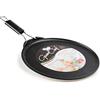 Antik Ars KAR30 Teglia Piadina Crepes Manico Pieghevole, 30 cm