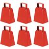Beistle S60939-RAZ6 - Campanelli in metallo, colore: Rosso