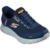 Skechers Uomo Go Walk Flex 100% Waterproof Slip-In ALLENATRICE, Black Textile, 43.5 EU