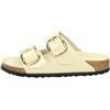 Birkenstock Arizona - Sandalo con Doppia Fascia E Chiusura con Fibbie 38/Shine-Ecru-N