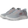 Skechers Go Walk Flex Netro Hands Free Slip-ins, Scarpe da Ginnastica Uomo, Grigio, 42.5 EU X-Larga