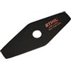 Stihl 40017133805 - Lama per decespugliatore, lama in metallo, spazzola in metallo, colore: Grigio/Arancione
