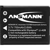 ANSMANN 5022933 A-Oly Li 42 B Batteria Li-Ion Digicam 3,7V/650Mah per Fotocamere Digitali Olympus