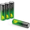GP Batteria alcalina Ultra Plus AA 1,5 V (Mignon/R6), nuova tecnologia GTECH Longlife per una durata molto lunga e alta stabilità, 4 batterie AA Ultra+