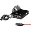 Midland Alan 100 Plus B C442.12, CB Radio Ricetrasmittente Veicolare 40 Canali AM/FM per Camion e Camper, Ricetrasmettitore con Microfono 4 Pin, Display Canali, Squelch e Pulsanti Up-Down, Nero