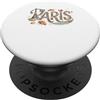 Souvenir Shirt Parigi Francia monumenti iconici tipografia arte viaggio souvenir PopSockets PopGrip Adesivo
