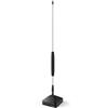 Hama Antenna da camera Basic, passiva (ricezione di DVBT, DVBT2, DAB+, DAB, FM, antenna per TV e radio, ricezione a 360°, girevole a 180°), colore: nero
