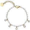 Brosway Bracciale Donna in Acciaio e Cristalli/perle | Collezione Chant - BAH88
